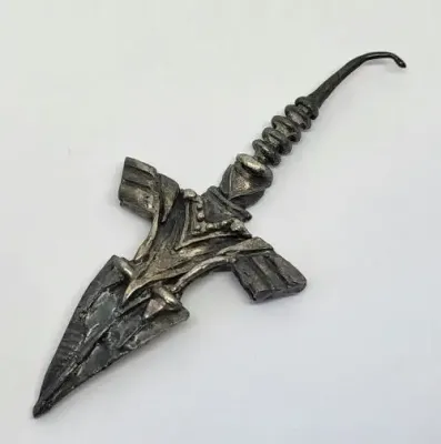 Handmade sterling silver stingray brooch - Weighs 51,0g