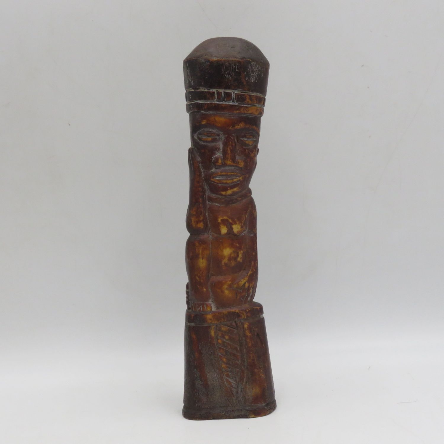 Vintage African Hippo bone carving