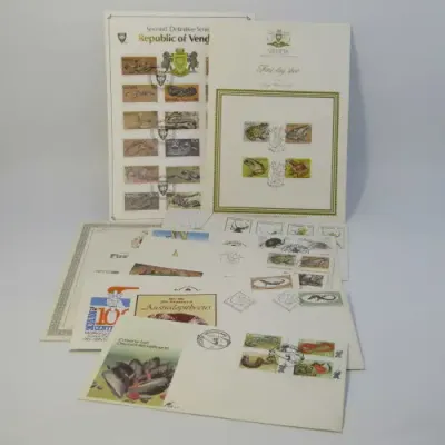 Lot of 11 Postal items with insects, snakes and small animals