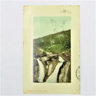 Australian 1d on postcard 1914, ship room, Western Australia, Perth cancellation to South Africa
