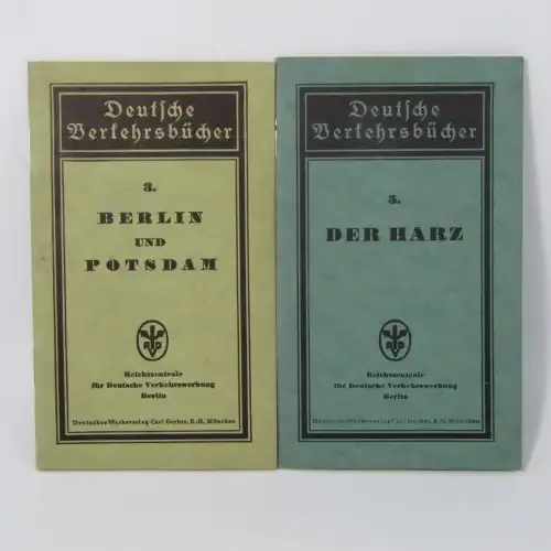 Lot of 2 German transport books - Deutsche verkehrsbücher - number 3 and 5