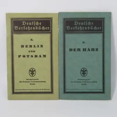 Lot of 2 German transport books - Deutsche verkehrsbücher - number 3 and 5