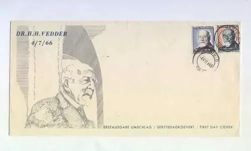 South West Africa SACC 229 and 230 on first day cover with Karibib cancelation