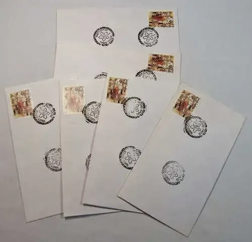 Lot of 6 covers with S.A.W / SADF VOORTREKKER HOOGTE cancellations on 19/12/1987