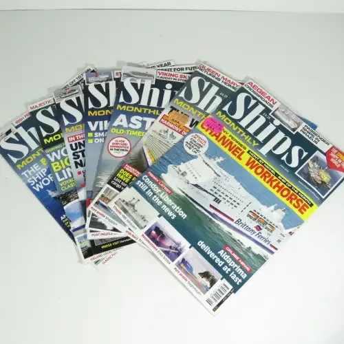 Lot of 7 Ships Monthly magazines