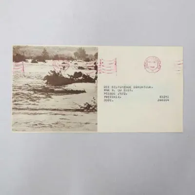 Laingsburg Flood cover from Johannesburg to Pretoria - cancelled 16-4-1981