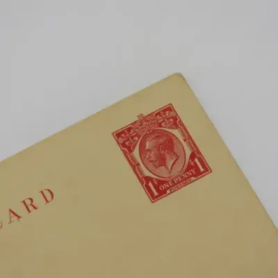 Great Britain George V prepaid postcard - Unused