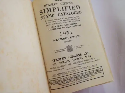 Stanley Gibbon`s simplified stamp catalogue 1951