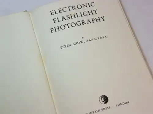electronic flashlight photography by Peter Snow - 1961