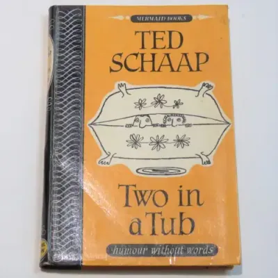 Vintage cartoon book Two in a tub by Ted Schaap 1956 issue