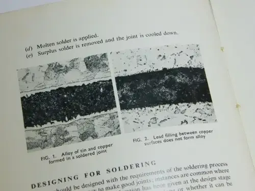 Notes on Soldering by WR Lewis - 1959 edition - Tin Research institute