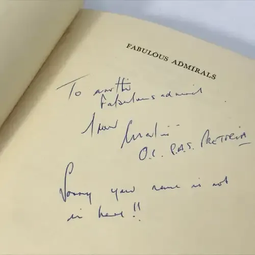 Fabulous Admirals and Some Naval Fragments by Commander Geoffrey L. Lowis - 1959 edition