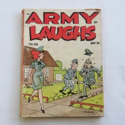 Vintage cartoon book - Army Laughs - November 1964