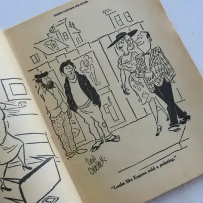 Vintage cartoon book French Cartoons and Cuties Oct 1960
