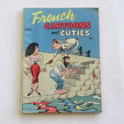 Vintage cartoon book French cartoons and cuties - No 1962