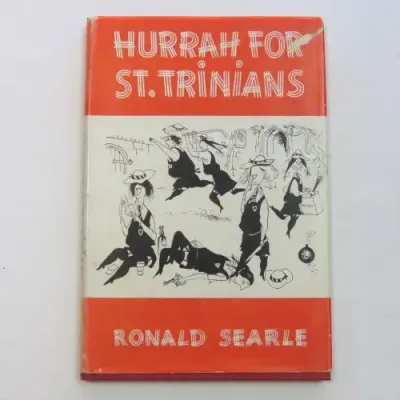 Hurrah for St.Trinians by Ronald Searle cartoon book 1954 issue hardcover