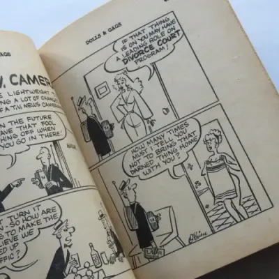 Vintage cartoon book Dolls and Gags - June/July 1961