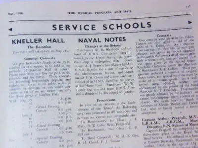 Musical Progress and mail 1936 May