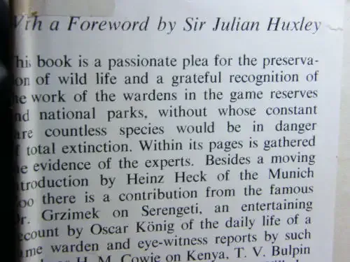 Survival of the free, the last strongholds of wild animal life by Dr. Wolfgang Engelhardt