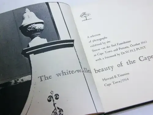The white walled beauty of the Cape by WHJ Punt - published by Howard B Timmins 1964