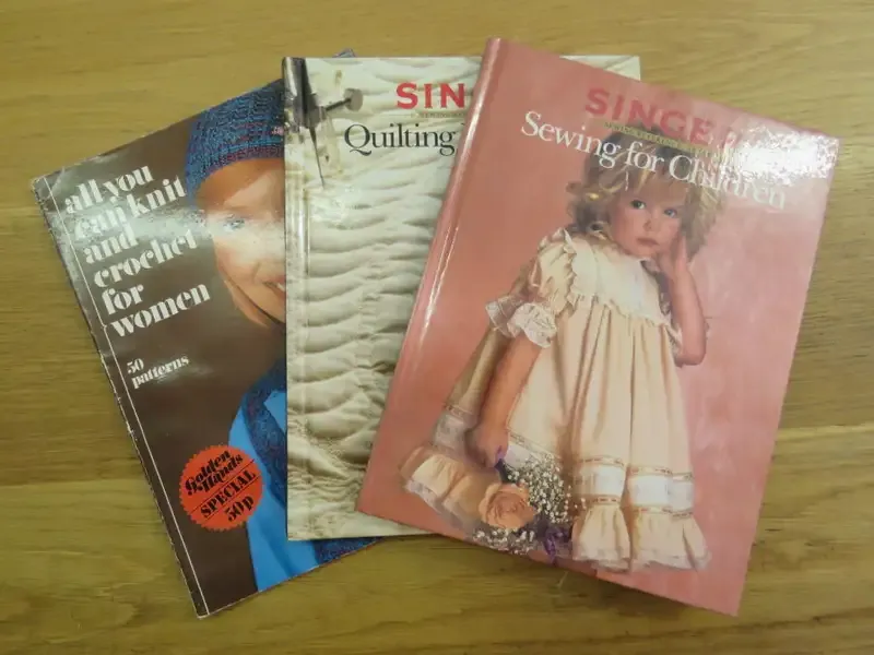 Lot of 3 sewing books