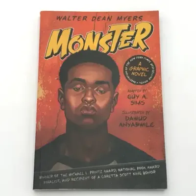 Monster graphic novel by Walter Dean Myers