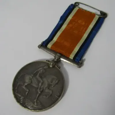 WW1 Medal Pair issued to W.R Miller, SA Heavy Artillery