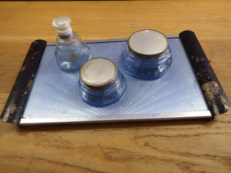 Vintage Art Deco dressing table set