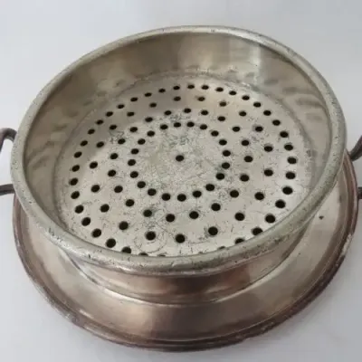 Union Castle Line silverplated serving dish with military use marks