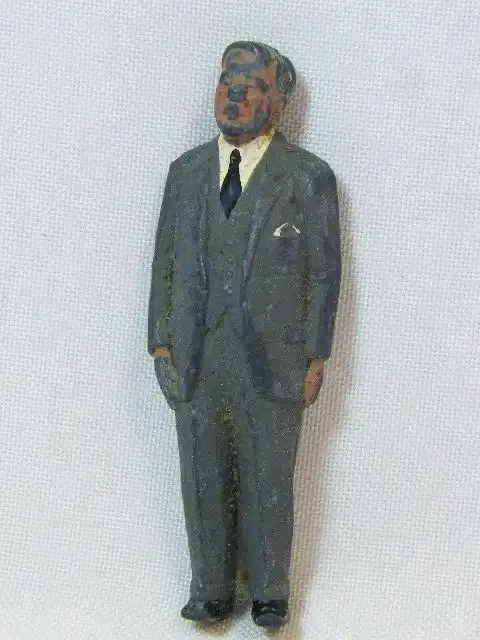 Vintage Prime Minister Dr Hendrik Verwoerd lead figurine - very scarce