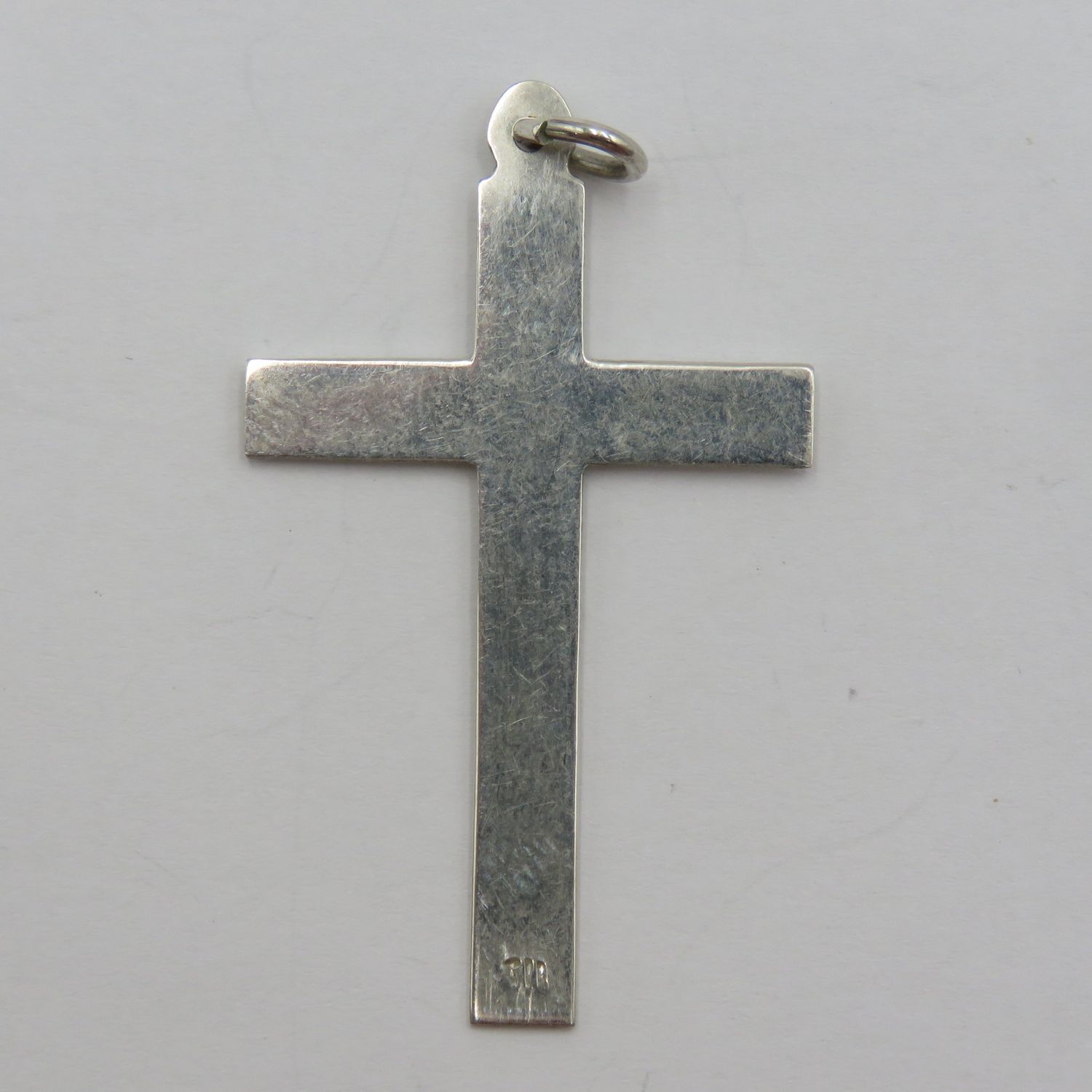 Vintage silver large cross pendant - weighs 3,0g