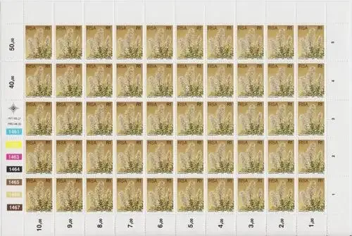 SACC 4339 - Full Mint Sheet - 30-04-1982, as per scan