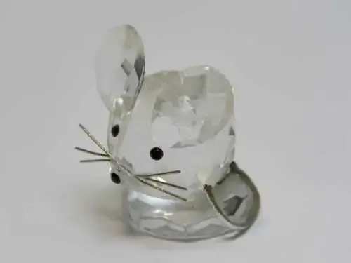 Swarovski crystal mouse