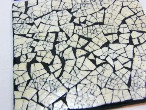 Set of 4 Ostrich egg coasters