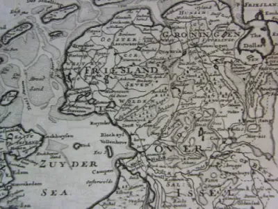 Antique map of United Provinces of Netherlands by Herman Moll