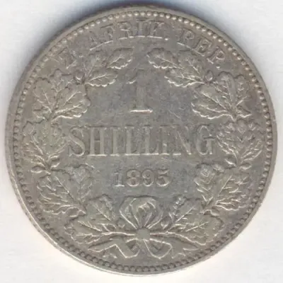 1895 ZAR Kruger shilling a VF - as per photo