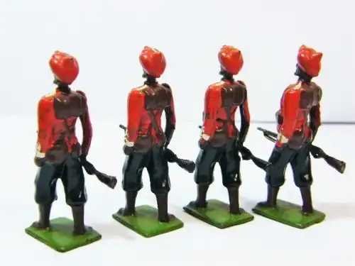 Set of 4 Indian Regiment lead soldiers
