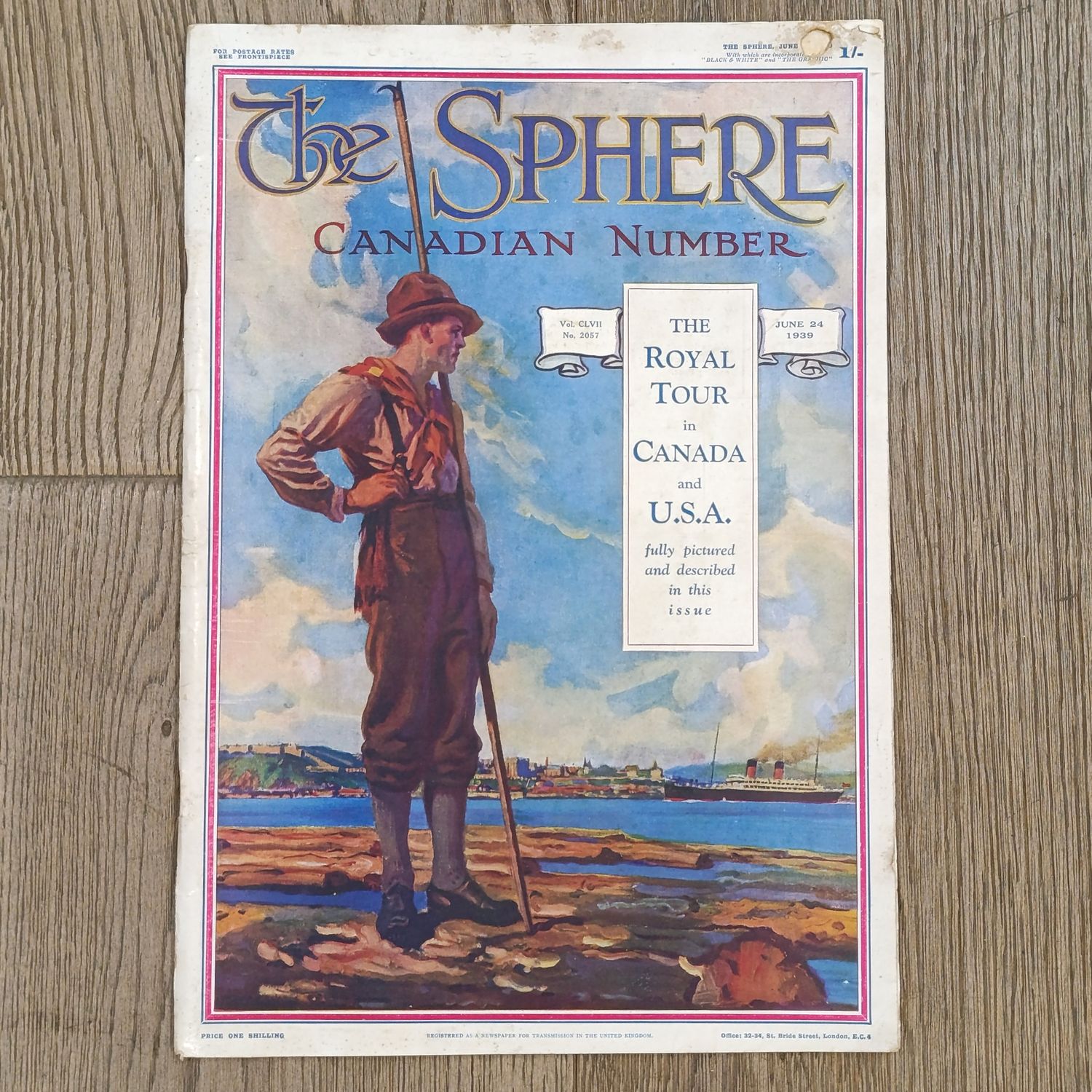 The Sphere - Canadian Number - The Royal tour in Canada and USA - June 24, 1939 magazine
