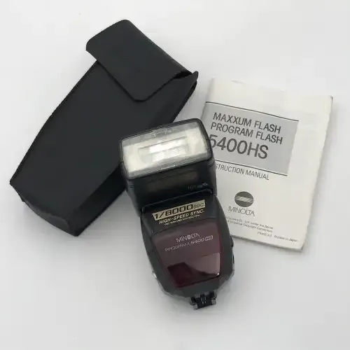Minolta Program 5400 HS camera flash - excellent working condition