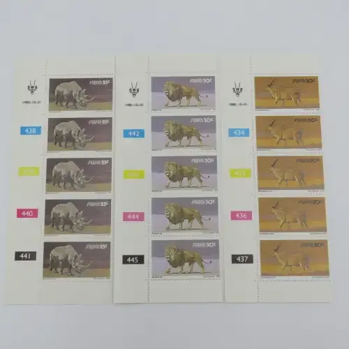 SACC 358-374 Mint Control Block Set