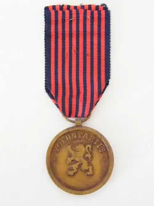 Belgium Volunteers medal - Post WW2 - as per photo