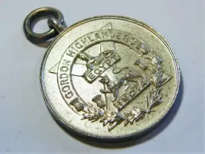 1940 Gordon Highlanders tug of war medal won by W. Hastings of Aberdeen Garrison