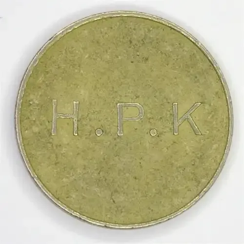 General Post Office 10 cent token - Number L 262