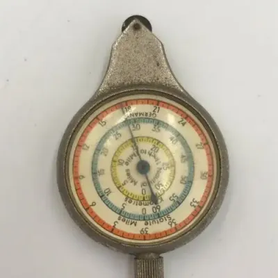 Vintage German Opisometer map measurer tool