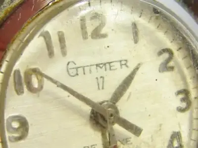 Vintage Gitmer manual wind ladies watch - over wounded - as per photo