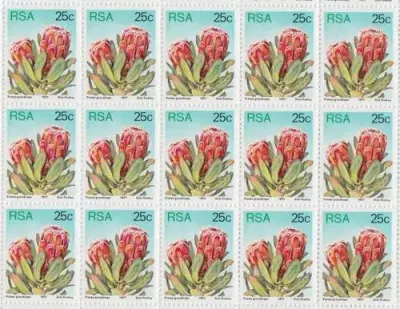 SACC 430a - Full sheet with 100 mint stamps - 26 Oct 1981 - as per scan