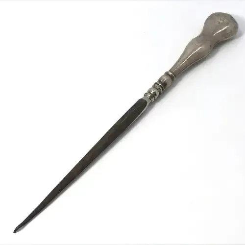 Boot Lace Puller with Hallmarked Silver Handle