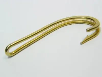 Mustad and Sons vintage fish hook tie pin - unusual - as per photo