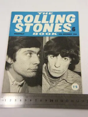 Original Rolling Stones monthly book no 6 - 10th November 1964 - as per photo
