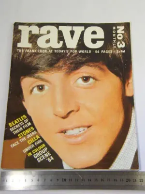 Rave magazine no 3 featuring Paul McCarthy on the cover - as per photo
